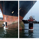 Illustration for article titled Cargo Fail Leaves Truck Dangling Off A Ship Like Bait On A Fishing Line
